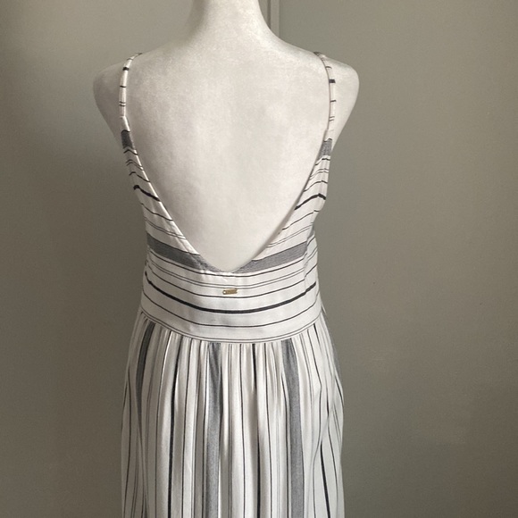 New Roxy Summer Beach Ready Sleeveless Cover Up Maxi Dress - Picture 7 of 9